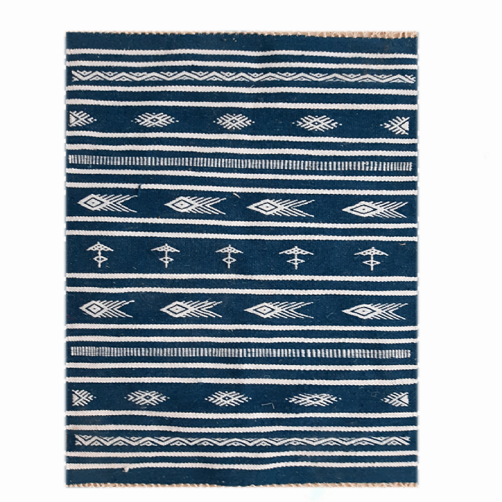 Tapis Berbère bleue 110x60